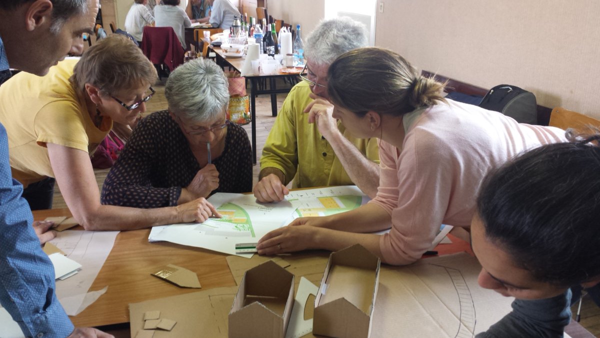 Atelier Habitat participatif - Guérande - reflexion sur volumétrie